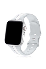 Load image into Gallery viewer, Apple Watch 9 8 7 6 5 4 3 Se 42mm/44mm/45mm/49mm Uyumlu Kordon Ayarlanabilir Renkli Çizgili Silikon