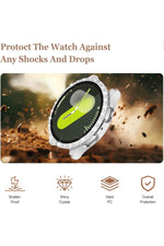 Load image into Gallery viewer, Samsung Galaxy Watch 4/5/6/7 44mm Uyumlu Kılıf Ekran ve Kasa Koruyucu Parlak Taşlı Kasa Koruma Guard