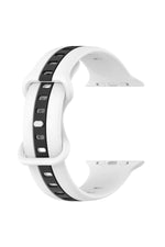 Load image into Gallery viewer, Apple Watch 9 8 7 6 5 4 3 Se 42mm/44mm/45mm/49mm Uyumlu Kordon Ayarlanabilir Renkli Çizgili Silikon