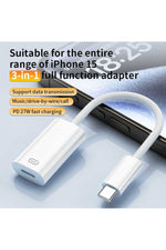Load image into Gallery viewer, USB-C To Lightning Çevirici Dönüştürücü Adaptör Type-C To Lightning Şarj Dönüştürücü Hasır Kablo