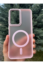 Load image into Gallery viewer, Samsung Galaxy A36 Uyumlu Kılıf Magsafe Renkli Kamera Etrafı Koruyucu Metalik Silikon Sararmaz Kapak