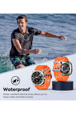 Load image into Gallery viewer, Samsung Galaxy Watch Ultra 47mm Uyumlu Kordon Liquid Silikon Spor Renkli Kordon