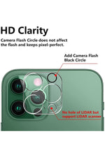 Load image into Gallery viewer, iPhone 15 Pro/15 Pro Max Uyumlu Kamera Koruyucu Temperli Cam Çizilmelere Karşı Dayanıklı Kamera Lens