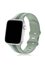 Load image into Gallery viewer, Apple Watch 9 8 7 6 5 4 3 Se 42mm/44mm/45mm/49mm Uyumlu Kordon Ayarlanabilir Renkli Çizgili Silikon