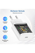 Load image into Gallery viewer, Apple Ipad Iphone 15/16 Plus/17 Pro Max Uyumlu 20w Hızlı Şarj Usb-c Type-c Pd Şarj Cihazı Şarj Aleti