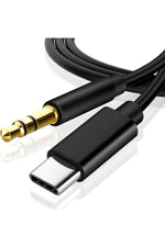 Load image into Gallery viewer, Samsung Xiaomi Uyumlu Aux Kablosu Type-C To Jack Çevirici Dönüştürücü Beyaz Bluetooth Gerektirmez