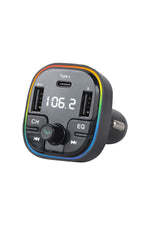 Load image into Gallery viewer, Bluetooth Araç Kiti Araç Fm Transmitter USB Type-C SD Kart MP3 Flash Için Uygun PD Çakmaklık Girişli