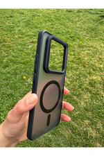 Load image into Gallery viewer, Xiaomi Redmi Note 14 Pro/note 14 Pro Plus Uyumlu Kılıf Magsafe Renkli Kamera Etrafı Metalik Kapak