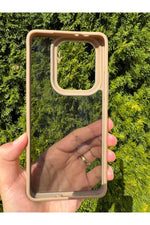 Load image into Gallery viewer, Xiaomi Mi 14T Pro Uyumlu Kılıf Siyah Transparan Şeffaf Kamera Çevresi Metal Koruyucu Silikon Kapak