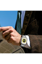 Load image into Gallery viewer, Apple Watch 9 8 7 6 5 4 3 2 Se 42mm/44mm/45mm/49mm Uyumlu Kordon Ayarlanablir Parlak Metal Paslanmaz