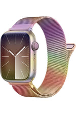 Load image into Gallery viewer, Apple Watch 9 8 7 6 5 4 3 2 Se 42mm/44mm/45mm/49mm Uyumlu Kordon Mıknatıslı Ayarlanabilir Metal