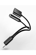 Load image into Gallery viewer, Apple iPhone 14 13 12 11 X 8 7 Uyumlu Kulaklık Çevirici Lightning Dönüştürücü Bluetooth Gerektirmez