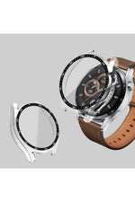 Load image into Gallery viewer, Huawei GT5 46mm Uyumlu Kılıf Şeffaf Kasa ve Ekran Koruyucu Sert Pvc Plastik Ekran Kasa Koruma Kapak