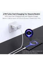 Load image into Gallery viewer, Redmi Mi 10/11t/12/13/13t/14/15 Ultra Uyumlu Turbo Hızlı Saniye Özellikli 67w Usb Type-c Şarj Cihazı