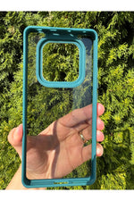 Load image into Gallery viewer, Xiaomi Redmi Note 14 Pro Uyumlu Kılıf Siyah Transparan Şeffaf Kamera Çevresi Metal Koruyucu Silikon