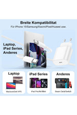 Load image into Gallery viewer, Apple Ipad Iphone 15/16 Plus/17 Pro Max Uyumlu 20w Hızlı Şarj Usb-c Type-c Pd Şarj Cihazı Şarj Aleti