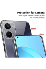 Load image into Gallery viewer, Realme 10 4G Uyumlu Kılıf 3D Kamera Korumalı Darbe Önleyici Şeffaf Transparan Esnek Silikon