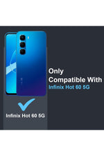 Load image into Gallery viewer, iNfinix Hot 60 Uyumlu Kamera Korumalı Kılıf Darbe Önceleyici Şeffaf Transparan Esnek Silikon Kapak