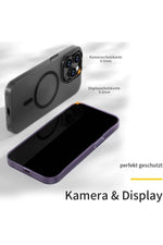 Load image into Gallery viewer, iPhone 14 Pro Max Uyumlu Kılıf Metal Kamera Çıkıntılı Mat Magsafe Sararmaya Dayanıklı Koruyucu Kapak