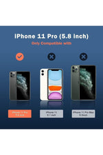 Load image into Gallery viewer, iPhone 11 Pro Uyumlu Kılıf Darbelere Dayanıklı Ultra ince Şeffaf Renksiz Transparan Esnek Silikon