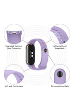Load image into Gallery viewer, Xiaomi Mi Band 8 Uyumlu Kordon Liquid Silikon Ayarlanabilir Renkli Lekelere Dayanıklı Lansman Kordon