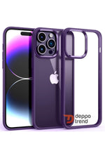 Load image into Gallery viewer, iPhone 13 Pro Max Uyumlu Kılıf Kamera Çevresi Metal Sararmaya Karşı Dayanıklı Koruyucu Silikon Kapak