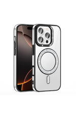 Load image into Gallery viewer, iPhone 16 Pro Max Uyumlu Kılıf Simli Parlak Stand Olabilen Magsafe Şarj için Uygun Renkli Arka Kapak