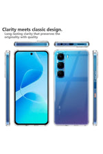 Load image into Gallery viewer, iNfinix Hot 60 Uyumlu Kamera Korumalı Kılıf Darbe Önceleyici Şeffaf Transparan Esnek Silikon Kapak