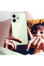 Load image into Gallery viewer, Oppo Reno 14 Uyumlu Kamera Korumalı Kılıf Darbe Önceleyici Şeffaf Transparan Esnek Silikon Kapak