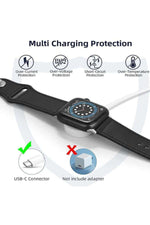 Load image into Gallery viewer, Apple Watch 9 8 7 6 5 4 3 Se Uyumlu Şarj Cihazı Manyetik Şarj Kablosu Type-c Şarj Aleti