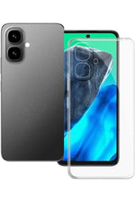 Load image into Gallery viewer, iNfinix Smart 10 Uyumlu Kamera Korumalı Kılıf Darbe Önceleyici Şeffaf Transparan Esnek Silikon Kapak