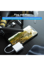 Load image into Gallery viewer, İphone 14/13/12/11/8/7/6/mini/plus/pro/max Uyumlu Lightning To Sd/micro Sd/tf Kart Okuyucu Çevirici