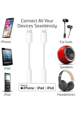 Load image into Gallery viewer, iPhone 7 8 X 11 12 13 14 Uyumlu Lightning To 3.5mm Aux Jack Kulaklık Çevirici Bluetooth Gerektirmez