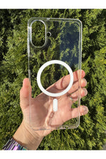 Load image into Gallery viewer, Samsung Galaxy A07 Uyumlu Kılıf İnce Sert Sararmaz Magsafe Kamera Kenarı Koruyucu Dayanıklı Kapak