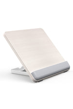 Load image into Gallery viewer, Bileklik Destekli Yükseltilebilir/Ayarlanabilir Notebook/Tablet/iPad/Macbook Uyumlu Ahşap Stand