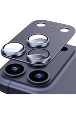 Load image into Gallery viewer, iPhone 17 Pro Max Uyumlu Kamera Koruyucu Lens Metal Temperli Cam Kamera Çevresi Tam Koruma