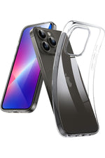 Load image into Gallery viewer, iPhone 14 Pro Uyumlu Kılıf Darbelere Dayanıklı Ultra ince Şeffaf Renksiz Transparan Esnek Silikon