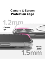 Load image into Gallery viewer, iPhone 16 Uyumlu Kılıf Kamera Çıkıntılı Şeffaf Magsafe Kılıf Kablosuz Şarj Destekli Kapak