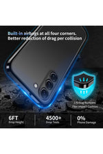 Load image into Gallery viewer, Samsung Galaxy S23 Uyumlu Kılıf Kenarları Renkli Kamera Korumalı Dayanıklı Şeffaf Silikon Kapak