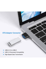 Load image into Gallery viewer, iPhone/iPad/Macbook Uyumlu Type-c To USB Çevirici Metal Dönüştürücü 3.0 Yüksek Hızlı Veri Aktarm OTG