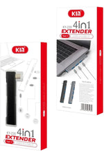 Load image into Gallery viewer, iPad/iPhone/Macbook Uyumlu Type-C To 4x USB 3.0 ve 2.0 Çevirici Dönüştürücü Çoğaltıcı Metal Dayanklı
