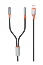 Load image into Gallery viewer, Type-C To 3.5mm Jack Çevirici Kulaklık ve Mikrofon için PC/Notebook/Macbook ile UYumlu Dönüştürücü