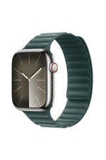Load image into Gallery viewer, Apple Watch 9 8 7 6 5 4 3 2 1 Se 42mm/44mm/45mm/49mm Uyumlu Kordon Mıknatıslı Magnetli Deri Kordon