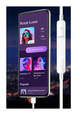 Load image into Gallery viewer, iPhone 7/8/Xs Max/11/12/13/14/Pro Max/Plus Uyumlu Kontrol Kumandalı Lightning To 3.5mm Jack Aux Ses