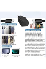 Load image into Gallery viewer, Samsung Galaxy S21/S22/S23 Fe/S24 Plus/S25 Ultra Uyumlu Hızlı Şarj 45W USB-C Type-C PD Şarj Cihazı