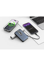 Load image into Gallery viewer, iPhone 11/12/13/14/15/16 Plus/17 Pro Max Uyumlu Magsafe Powerbank Standl Hızlı Şarj Type-C USB QC PD