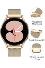 Load image into Gallery viewer, Huawei Watch GT/GT2E/GT2/GT2 Pro/GT3/GT3 Pro/GT4 46mm Uyumlu Metal Ayarlanabilir Mıknatıslı Kordon