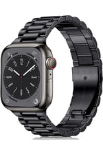 Load image into Gallery viewer, Apple Watch 9 8 7 6 5 4 3 2 1 Se 38mm/40mm/41mm Uyumlu Kordon Ayarlanabilir Parlak Metal Paslanmaz