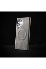 Load image into Gallery viewer, Samsung Galaxy S23 Ultra Uyumlu Deri Magsafe Kılıf Yüksek Kaliteli Kablosuz Şarj Destekli Manyetik