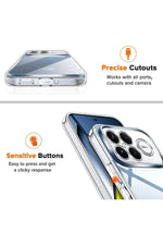 Load image into Gallery viewer, Poco F8 Ultra Uyumlu Kamera Korumalı Kılıf Darbe Önceleyici Şeffaf Transparan Esnek Silikon Kapak